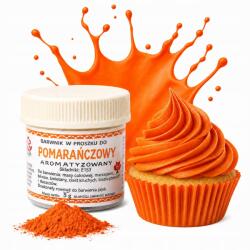  Ételfesték Por Narancssárga Tortafesték Fagylalt Massza (BARWNIK SPOŻYWCZY pomarańczowy 2.0)