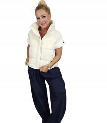 Agrafka Unisex mellény steppelt testtel és pulóver ujjakkal, kacsatoll töltettel, állógallérral (5902601790463)