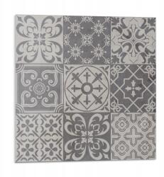 Wallfluent Vinil Csempe Grafikával Fürdőszobába Csempe minták 3x3 9x30x30 elrendezésben (010310410010000283231)