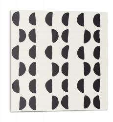 Wallfluent Fali csempe öntapadós Vinyl Absztrakt félhold minta 9x30x30 (010310410010000033345)