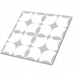 Dywanomat Öntapadós Vinil Burkolat Nyomtatott Geometriai Kerekek 9x30x30 cm (010310410010000020852)