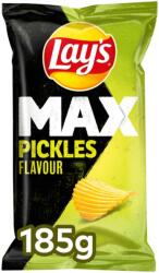 Lay's Max ecetes uborka ízű burgonyachips 185 g (23484)