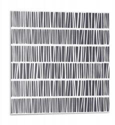 Wallfluent Vinil Csempe Grafikával Fürdőszobába Dinamikus vonalminta 9 db 30x30 cm (010310410010000057169)