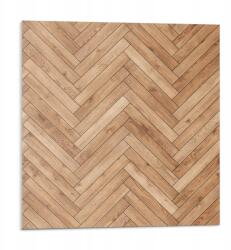 Wallfluent Vinil Csempe Grafikával Fürdőszobába Halszálka mintás Deszka 9 db 30x30 cm (010310410010000276723)