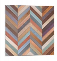 Wallfluent Falicsempe öntapadós Vinyl halszálka mintás fa 9 db 30x30 cm (010310410010000074181)