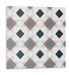 Wallfluent Öntapadós Vinil Csempe Előszobába Geometrikus csempe minta 9x30x30 (010310410010000057111)