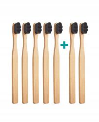  5+2 Nanosmile Eco fekete, ultrapuha fogkefe