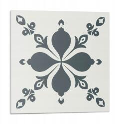Wallfluent Fali Pvc csempe öntapadós díszes minta levelekkel 9 db 30x30 cm (010310410010000283091)
