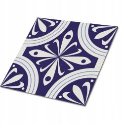 Dywanomat Öntapadós Csempe Grafikával Előszobába Vinil Páva tollak 9x30x30 cm (010310410010000020801)
