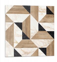 Wallfluent Dekoratív Vinil Csempe Öntapadós Geometrikus Csempe Minta 9x30x30 (010310410010000276194)
