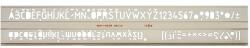 KOH-I-NOOR Betűsablon, 10 mm, KOH-I-NOOR (0748020039PE/074803900000) - molnarpapir