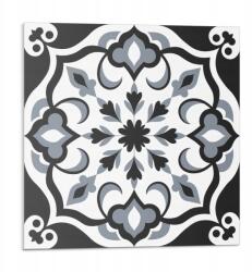 Wallfluent Dekoratív Vinil Padló Csempe Virágmintás Díszítéssel 9x30x30 (010310410010000283106)
