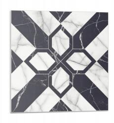 Wallfluent Vinil öntapadós csempe Geometrikus márvány mintás 9 db 30x30 cm (010310410010000283220)