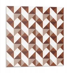 Wallfluent Vinil Csempe Grafikával Fürdőszobába Geometrikus háromszög minta 9x30x30 (010310410010000282955)
