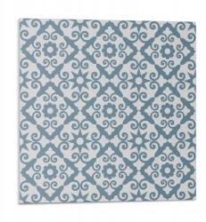 Wallfluent Vinil Csempe Nyomtatott Mintával Díszekkel és virágokkal 9 db 30x30 cm (010310410010000033523)