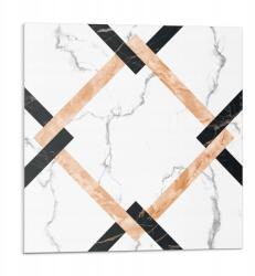 Wallfluent Vinil öntapadós csempe Geometrikus márvány minták 9 db 30x30 cm (010310410010000276759)