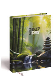 Realsystem Határidőnapló 2day B/6, kétnapos beosztás + jegyzetlap tropical Realsystem 2027 - papirx