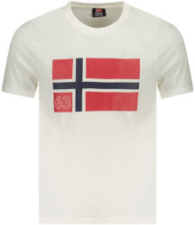 Norway 1963 Norvégia 1963 Férfi Rövid Ujjú Póló, Fehér (856022_biwhite_s)