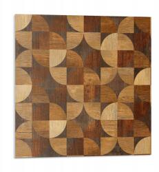 Wallfluent Falicsempe öntapadós Vinyl Geometrikus fa mintás 9 db 30x30 cm (010310410010000074194)