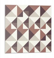 Wallfluent Öntapadós csempe Vinyl geometrikus minta háromszögekkel 9 db 30x30 cm (010310410010000282930)