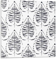Wallfluent Vinil Csempe Grafikával Fürdőszobába Levél mintás 9 db 30x30 cm (010310410010000033472)