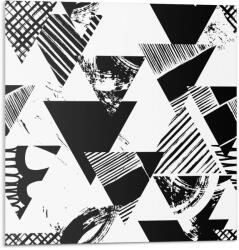 Wallfluent Vinil Csempe Grafikával Fürdőszobába Háromszög geometria mintával 9x30x30 (010310410010000276188)