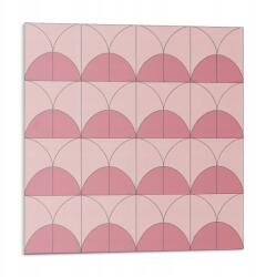 Wallfluent Fali csempe öntapadós Vinyl Geometrikus félkör elrendezés 9x30x30 (010310410010000282905)