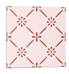 Wallfluent Vinil Dekoráció Fali Csempe Irodába Stílusos virágmintás 9x30x30 (010310410010000276742)