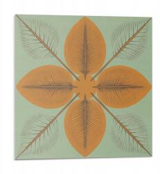 Wallfluent Vinil Csempe Öntapadós Levelek szimmetrikus mintával 9 db 30x30 cm (010310410010000283137)