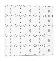 Wallfluent Dekorációs csempék Grafikával Öntapadós Geometrikus rombusz minta 9x30x30 (010310410010000033396)