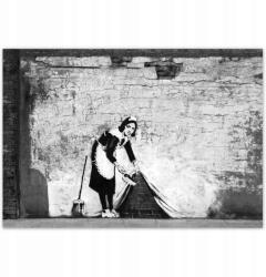 ZeSmakiem Fotótapéták 368x254 Banksy Szobalány Grafiti (H5014M_TV5BF_368x254cm ODS)