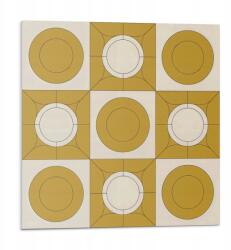 Wallfluent Vinil csempék Konyhai motívummal Geometrikus minta körökkel 9x30x30 (010310410010000282977)