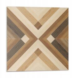 Wallfluent Fali Pvc csempe öntapadós geometrikus mintás kockás 9 db 30x30 cm (010310410010000283204)
