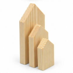  Natúr házikó forma szett 3db 5-12cm-ig 144/# - kosarbolt