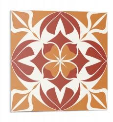 Wallfluent Fali Pvc csempe öntapadós szimmetrikus növényi mintás 9 db 30x30 cm (010310410010000283103)