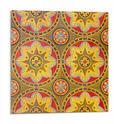 Wallfluent Fali Pvc csempe öntapadós virág motívumokkal 9 db 30x30 cm (010310410010000283238)