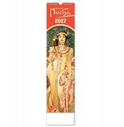 Presco Notique Falinaptár Alfons Mucha 2027, 12 x 48 cm (8595689368401)