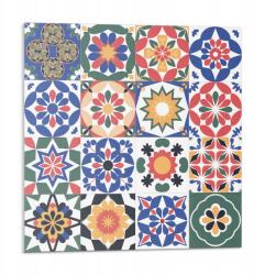 Wallfluent Vinil csempe öntapadós mozaik minták sorokban 9 db 30x30 cm (010310410010000282948)