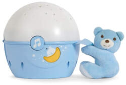 Chicco Next 2 Stars hangérzékelős zenélő projektor plüss macival - kék