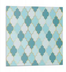 Wallfluent Dekoratív Vinil Padló Csempe Hullámos formákkal 9x30x30 (010310410010000033349)