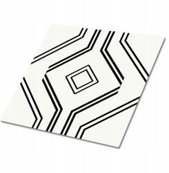 Dywanomat Öntapadós Vinil Burkolat Nyomtatott Geometriai vonalak 9x30x30 cm (010310410010000020785)