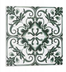 Wallfluent Fali Pvc csempe öntapadós növényi mintás négyzetek 9 db 30x30 cm (010310410010000283059)