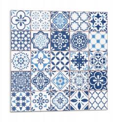 Wallfluent Fali Pvc csempe öntapadós geometrikus csempe minták 9 db 30x30 cm (010310410010000276178)