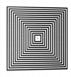 Wallfluent Öntapadós csempe Vinyl Koncentrikus vonalak négyzetekben 9 db 30x30 cm (010310410010000283254)