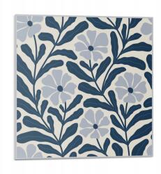 Wallfluent Dekoratív Vinil Fali Csempe Virágos Növényi Mintás 9 db 30x30 cm (010310410010000276207)