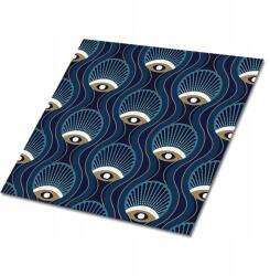 Dywanomat Vinyl öntapadós csempe vintage stílusú szem mintával. 9x30x30 cm (010310410010000020915)