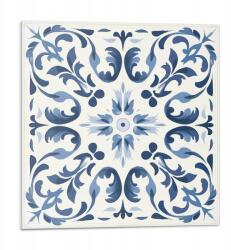 Wallfluent Fali Pvc csempe öntapadós virágmintás csempe 9 db 30x30 cm (010310410010000276195)