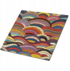Dywanomat Fali Dekoráció Öntapadós Csempe Nappaliba Patchwork hullámok 9x30x30 cm (010310410010000020876)