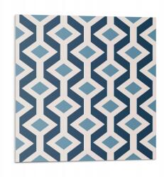 Wallfluent Dekoratív Vinil Csempe Öntapadós Geometrikus rombusz minta 9x30x30 (010310410010000033358)