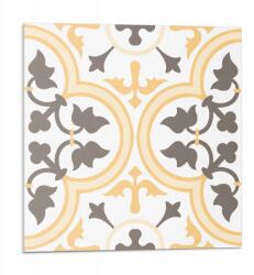 Wallfluent Dekoratív Vinil Padló Csempe Növényi mintás háttér 9 db 30x30 cm (010310410010000033442)